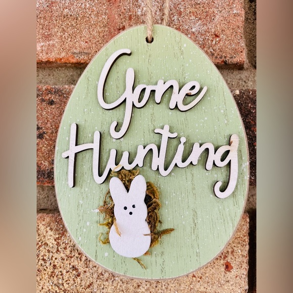 *Egg Hunt Ornament “Gone Hunting” - Picture 3 of 9